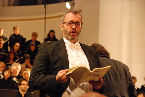 Markus Brutscher als Tenor des Oratoriums